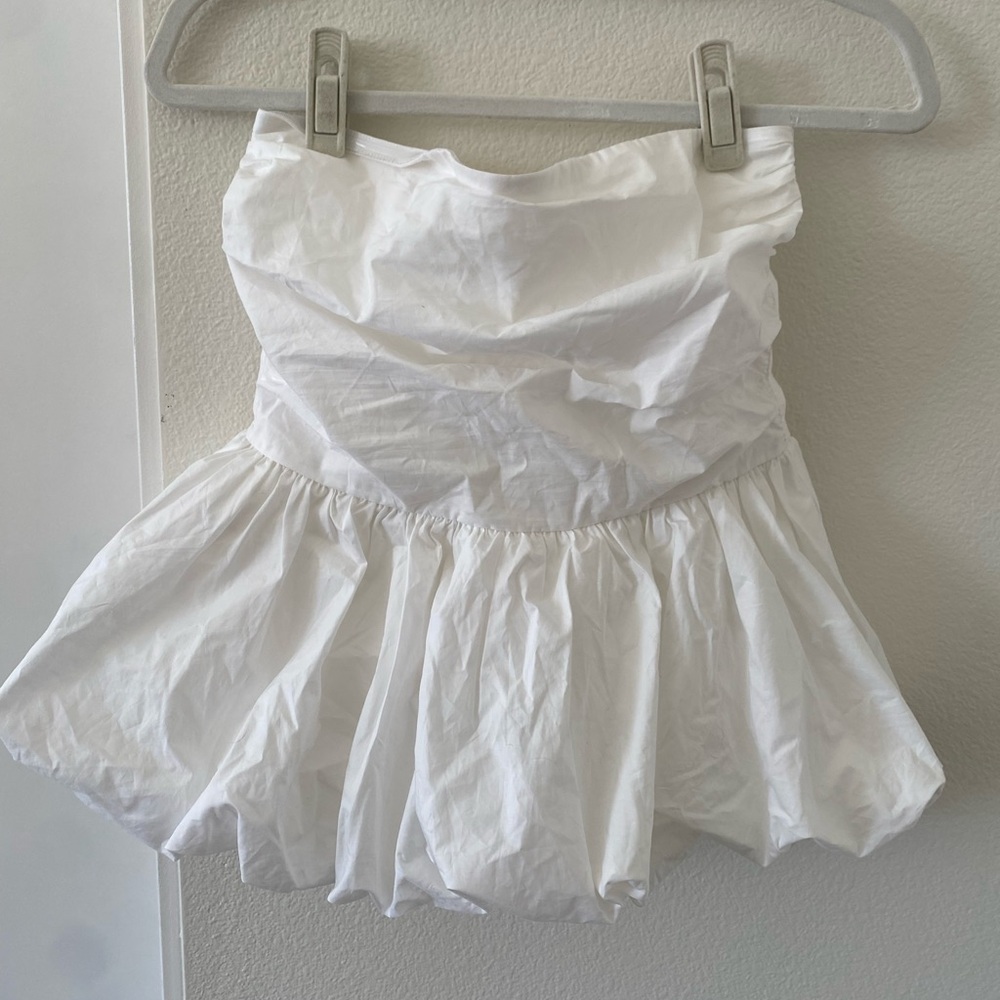 Glassons Crisp White Ruched Top